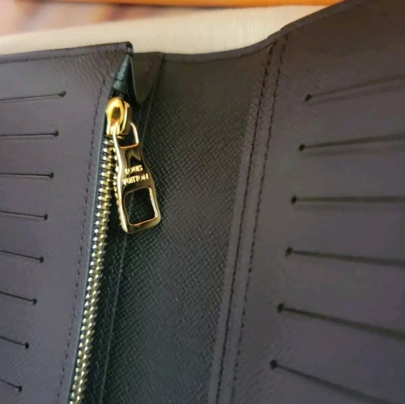 Louis Vuitton Brazza Monogram Stripes Coated Canvas Wallet Virgil Abloh x NIGO - Picture 15 of 16